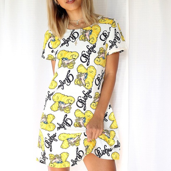 othermix Dresses & Skirts - Printed pop t Shirt dress